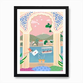 Udaipur Love Art Print