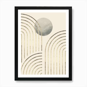 Lines in harmony 4 Art Print