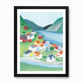 Norway Village Art Print