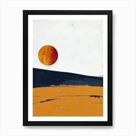 Sunset Ii Canvas Print Minimalism Art Print