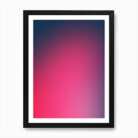 Magic Pink Aura Gradient Art Print