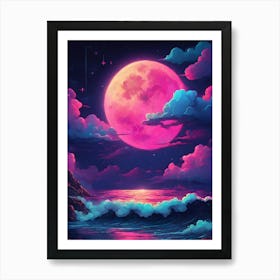 Full Moon In The Sky 6 Art Print
