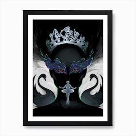 Black Swan Portman Art Print