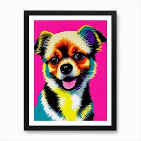 Pomeranian Andy Warhol Style Dog Art Print