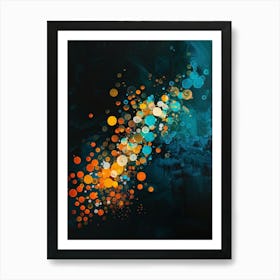 Abstract Circles 114 Art Print