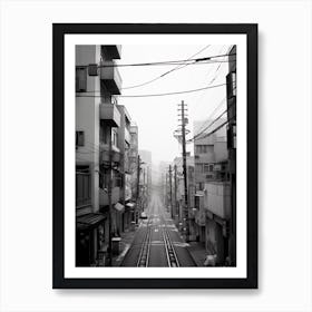 Seoul, South Korea, Black And White Old Photo 4 Art Print