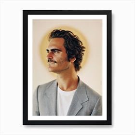 Joaquin Phoenix Retro Collage Movies Art Print