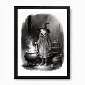 Little Witch Art Print