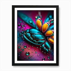 Abstract Butterfly Art Print