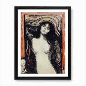 Madonna, Edvard Munch Art Print