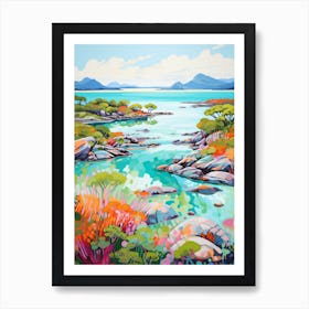 An Oil Painting Of Whitsunday Islands Australia 2 Art Print