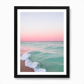 Half Moon Caye, Belize Pink Photography 1 Art Print