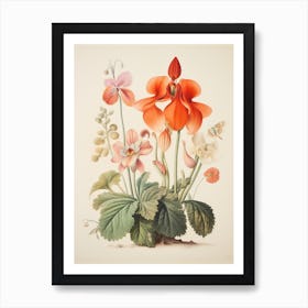 Alexander Marshal Inspired Botanical Flower Bloom Print Art Print