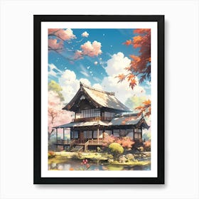 Japanese House Art Print