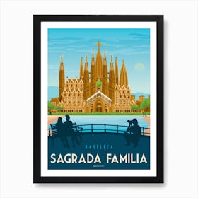 Barcelona Sagrada Familia Spain Art Print