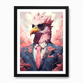 Eagle In A Suit Art Print