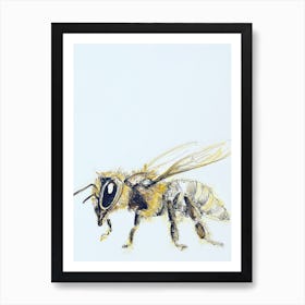 Honey Bee Art Print