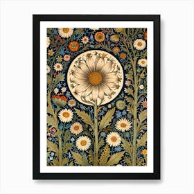 William Morris Dahlia Art Print