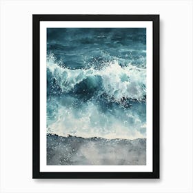 Ocean Waves 4 Art Print