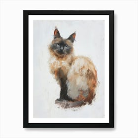 Laperm Cat Painting 1 Art Print