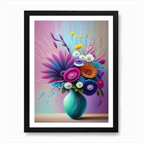 Winter Flowers Art Print