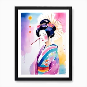 Geisha 67 Art Print