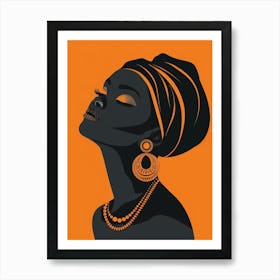 African Woman Canvas Print 10 Art Print