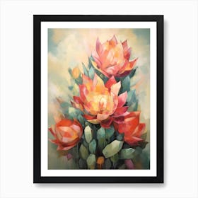 Cactus Painting Acanthocalycium Cactus 6 Art Print