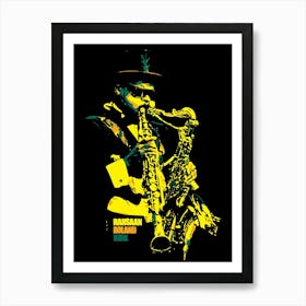 Rahsaan Roland Kirk American Jazz multi-Instrumentalist 2 Art Print