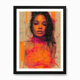 Portrait Of A Woman 1 Art Print