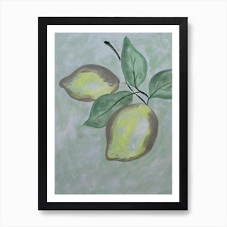 Whispering Lemons Art Print