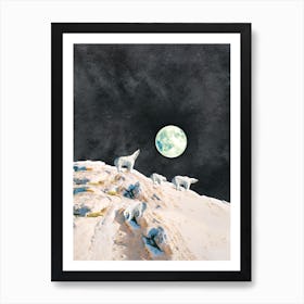 Polar Bears Art Print