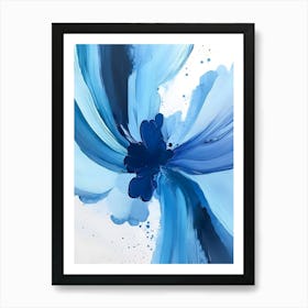 Blue Flower 1 Art Print