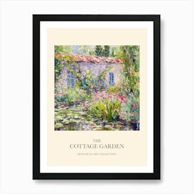 Cottage Garden Poster Floral Tapestry 10 Art Print