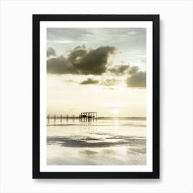 Vintage Bokeelia Sunset Art Print