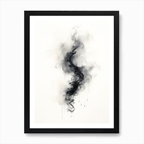 Smoke Art Print