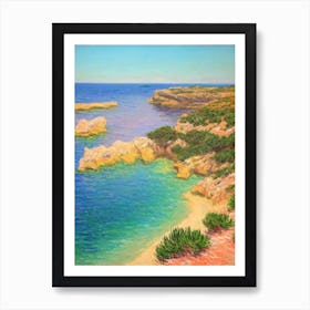 Cala Pregonda Menorca Spain Monet Style Art Print