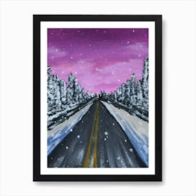 Winter wonderland Art Print