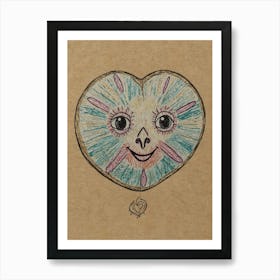 Heart - Drawing Art Print