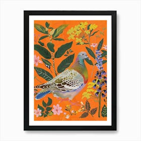 Spring Birds Pigeon 4 Art Print