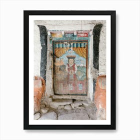 Door To A Tibetan Temple Art Print