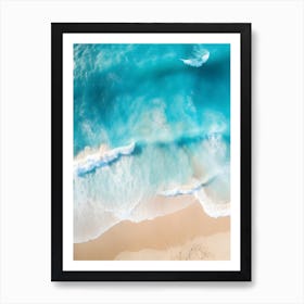 Aerial View Of The Beach V2 Art Print