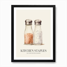 Kitchen Staples Salt And Pepper Shakers 2 Art Print