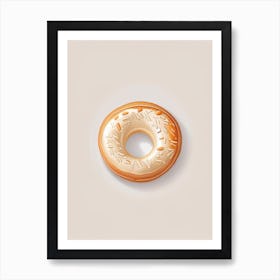 New York Bagel Marker Art 4 Art Print