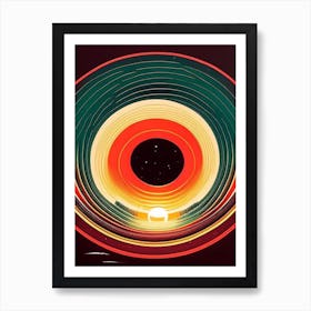 Event Horizon Vintage Sketch Space Art Print