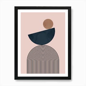 Art of circles in harmony 8 Art Print