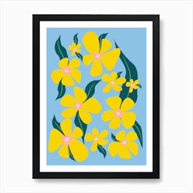 Yellow Flowers Art Print
