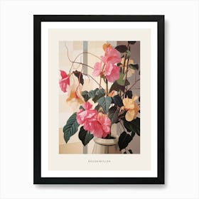 Flower Illustration Bougainvillea 2 Poster Art Print