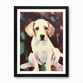 A Beagle Dog Painting, Impressionist 2 Art Print