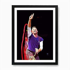 coldplay band music 8 Art Print